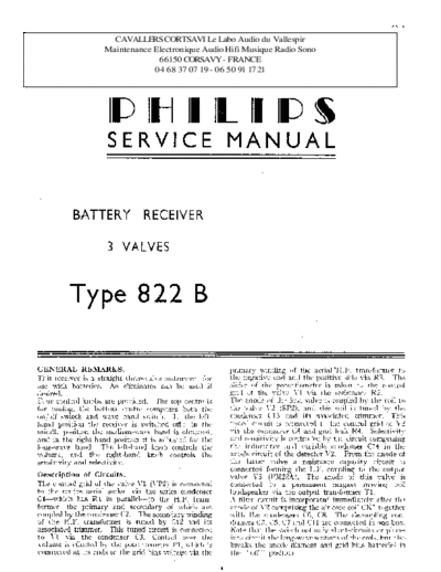 Philips 822 b  Philips Historische Radios 822B 822 b.pdf