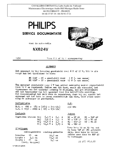 Philips nx 624 v  Philips Historische Radios NX624V nx 624 v.pdf