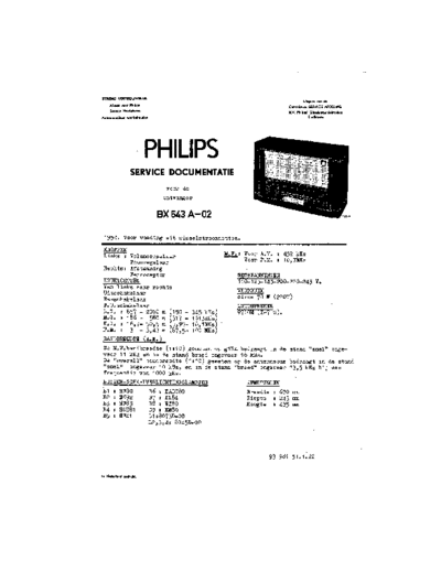 Philips BX643A  Philips Historische Radios BX643A BX643A.pdf