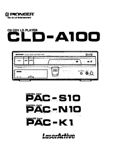Pioneer hfe   cld-a100 service info en  Pioneer Laser Disk CLD-A100 hfe_pioneer_cld-a100_service_info_en.pdf