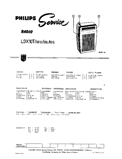Philips l0x 10 t  Philips Historische Radios LOX10T l0x 10 t.pdf