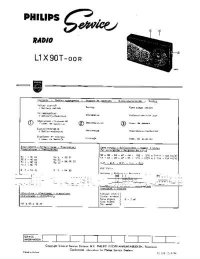 Philips l1x 90 t  Philips Historische Radios L1X90T l1x 90 t.pdf