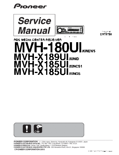 Pioneer MVH-180UI MVH-189UI MVH-185UI CRT5758  Pioneer Car Audio MVH-180UI MVH-189UI MVH-185UI PIONEER_MVH-180UI_MVH-189UI_MVH-185UI_CRT5758.pdf