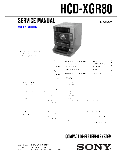 Sony HCD-XGR80  Sony Sony HCD-XGR80.pdf