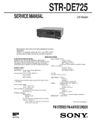 Sony STR-DE725  Sony Sony STR-DE725.pdf