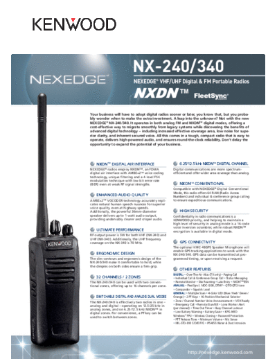 Kenwood NX-240 V2  Kenwood Radios NX-240_V2.pdf