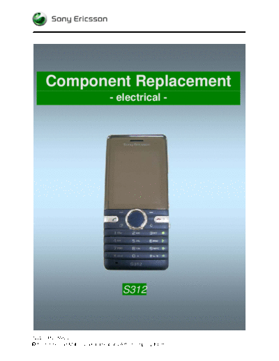 Sony Ericsson S312 1  Sony Ericsson Mobile Phones   Sony Ericsson S312 SONY ERICSSON S312 1.pdf