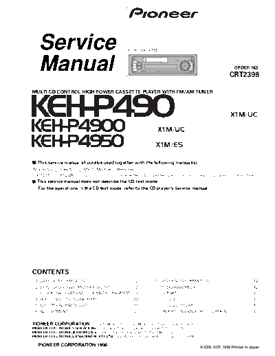 Pioneer KEH-P490,4900,4950  Pioneer KEH KEH-P490 & 4900 & 4950 Pioneer_KEH-P490,4900,4950.pdf