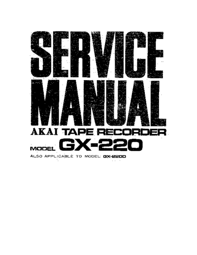 Akai GX-220  Akai GX GX-220 GX-220.pdf