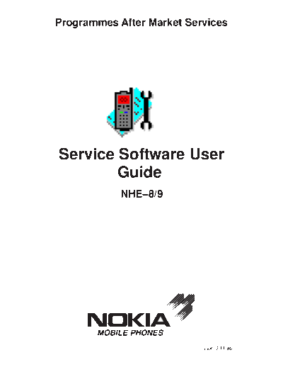 NOKIA SERVSOFT  NOKIA Mobile Phone Nokia_3110 SERVSOFT.PDF