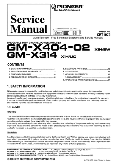 Pioneer carradio GM-X404-02  Pioneer Car Audio Pioneer_carradio_GM-X404-02.rar