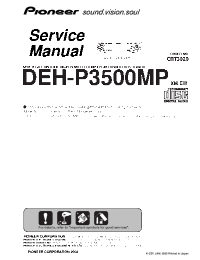 Pioneer DEH-P3500MP  Pioneer DEH DEH-P3500MP Pioneer_DEH-P3500MP.pdf