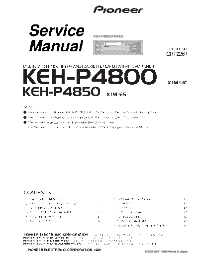 Pioneer KEH-P4800,P4850  Pioneer KEH KEH-P4800 & P4850 Pioneer_KEH-P4800,P4850.pdf