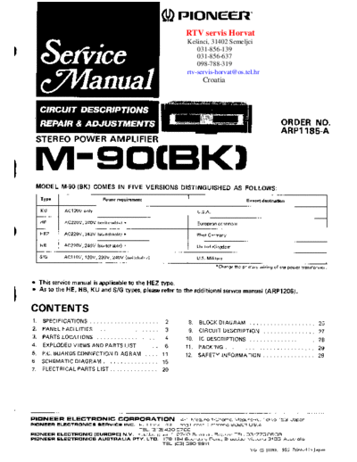 Pioneer M-90(BK)  Pioneer M M-90 Pioneer_M-90(BK).pdf