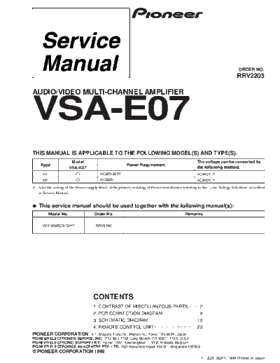 Pioneer VSA-E07  Pioneer VSA VSA-E07 VSA-E07.pdf