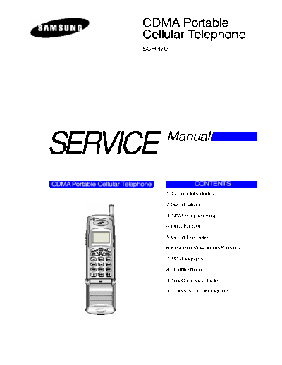 Samsung SCH-470 service manual  Samsung GSM Samsung SCH-470 service manual.pdf