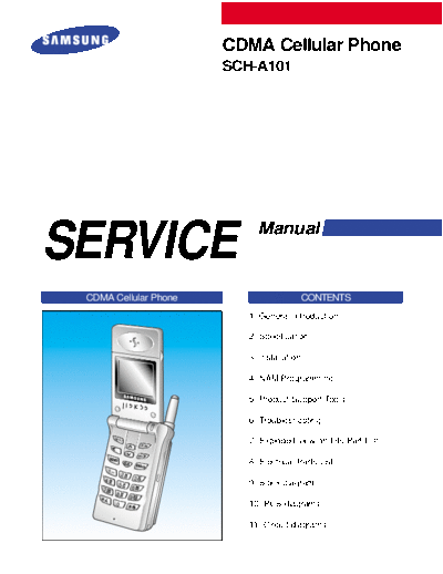 Samsung SCH-A101 service manual  Samsung GSM Samsung SCH-A101 service manual.pdf