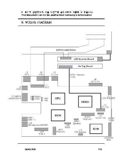 Samsung 11 Wiring Diagram  Samsung Laptop NP-R50      Samsung NP-R50 11_Wiring Diagram.pdf