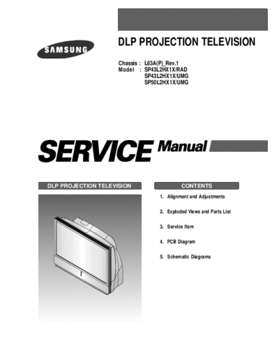 Samsung 20050113150507937 l63a cover01331  Samsung LCD TV SP43L2H SP43L2HX1X 20050113150507937_l63a_cover01331.pdf