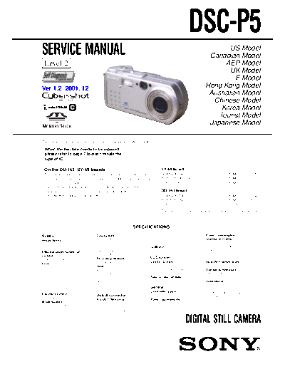 Sony DSC-P5  Sony Camera SONY_DSC-P5.rar