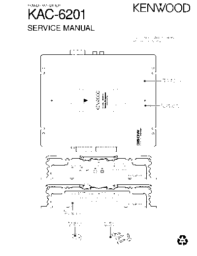 Kenwood B53-0009-00  Kenwood Power Amplifier Car Power Amplifier Car Kenwood KAC-6201 B53-0009-00.pdf