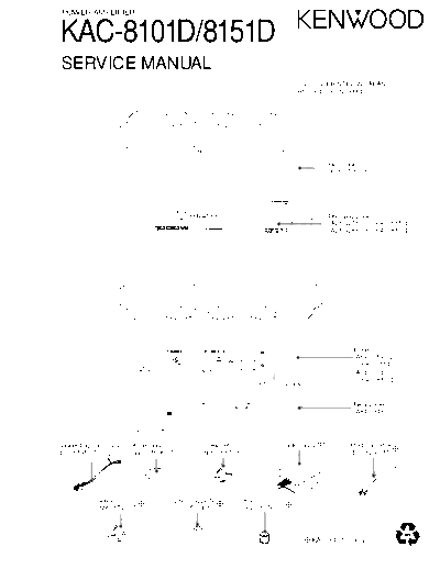 Kenwood B53-0040-00  Kenwood Power Amplifier Car Power Amplifier Car Kenwood KAC-8101D & 8151D B53-0040-00.pdf