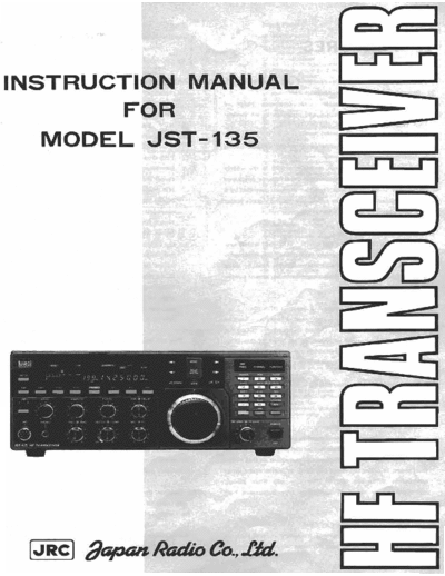 . Various jrc jst135 instr man sch pdf  . Various Inne jrc_jst135_instr_man_sch_pdf.zip