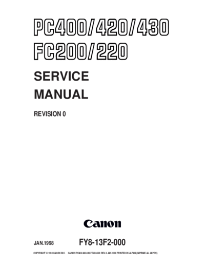 CANON fc220sm  CANON Copiers FC 200_220_PC_400_420_430 fc220sm.pdf