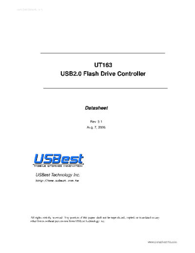 . Various USBest UT163 Schematic  . Various USB Schematics USBest_UT163_Schematic.rar
