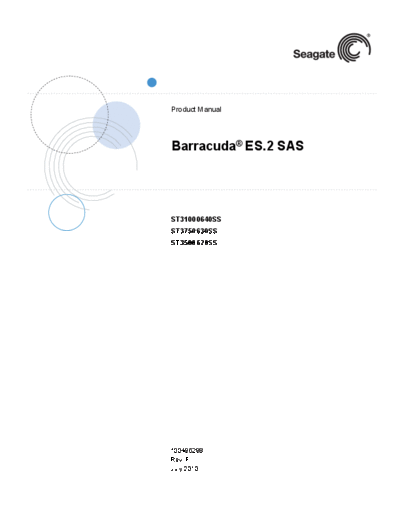 seagate Barracuda ES.2 SAS  seagate Seagate Barracuda ES.2 SAS.PDF