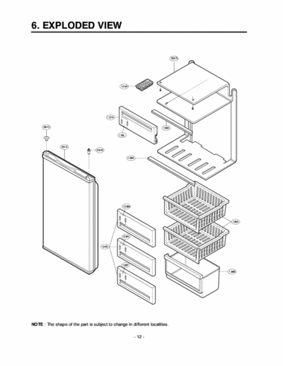 Service manual : LG GF-161SF GF-161SF Exploded View.rar, LG GF-161SF ...