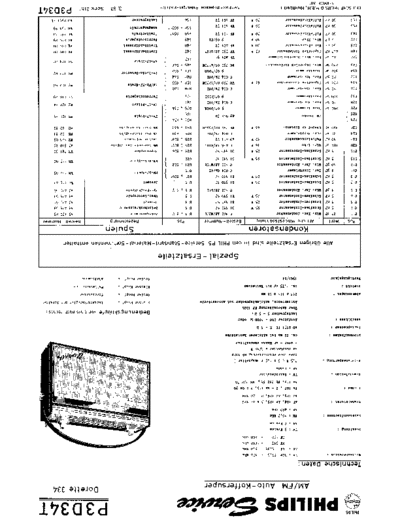 Philips P3D34T service manual