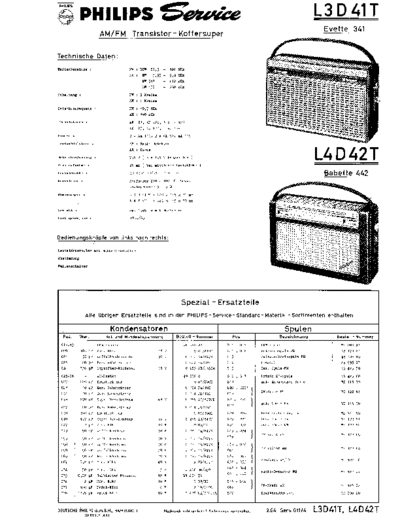 Philips L3D41T L4D42T service manual