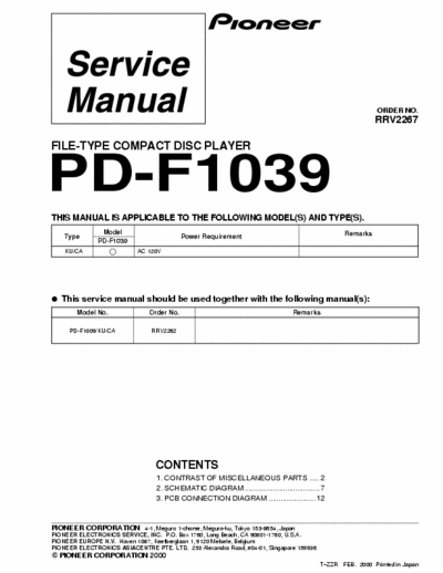 Pioneer PDF1039 cd