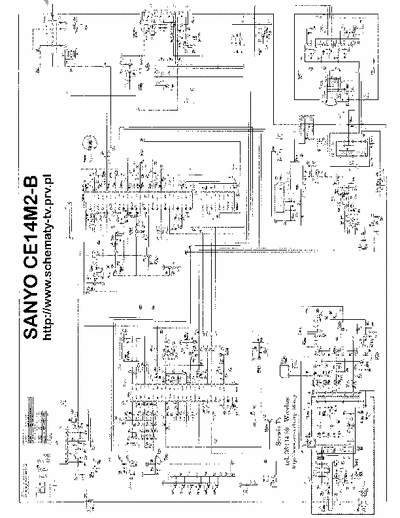 Схема телевизора sanyo ce21nf66