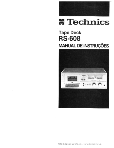 松下 RS-608D SERVICE MANUALS