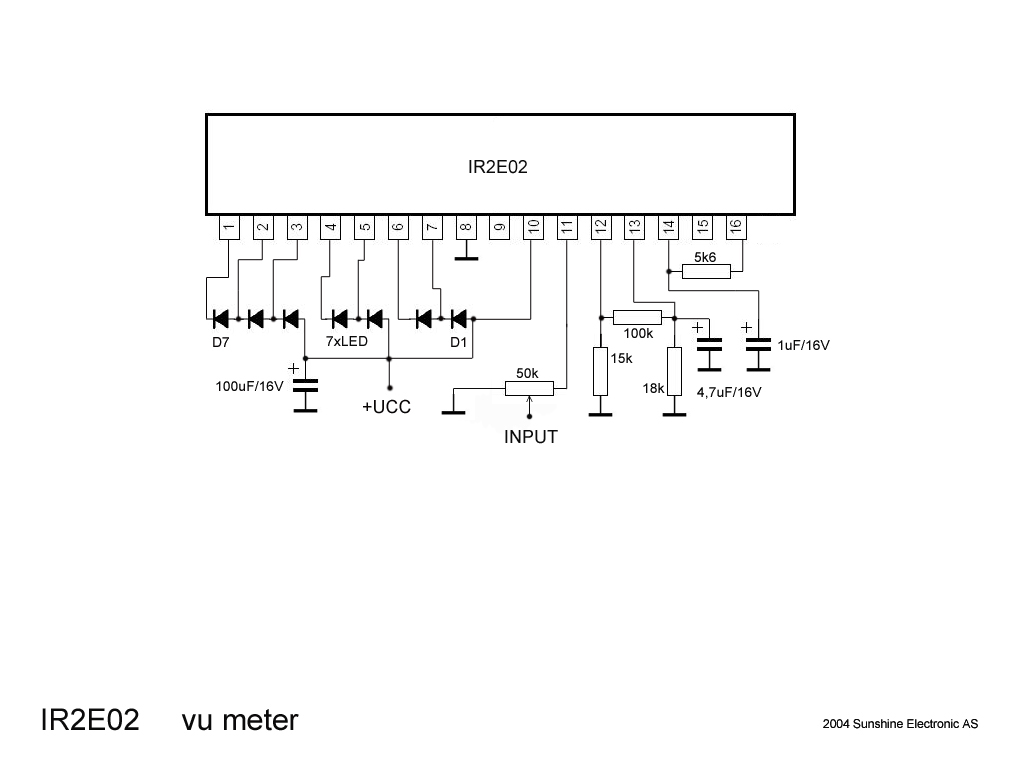 Sunshine Electronic Norge IR2E02 sheet