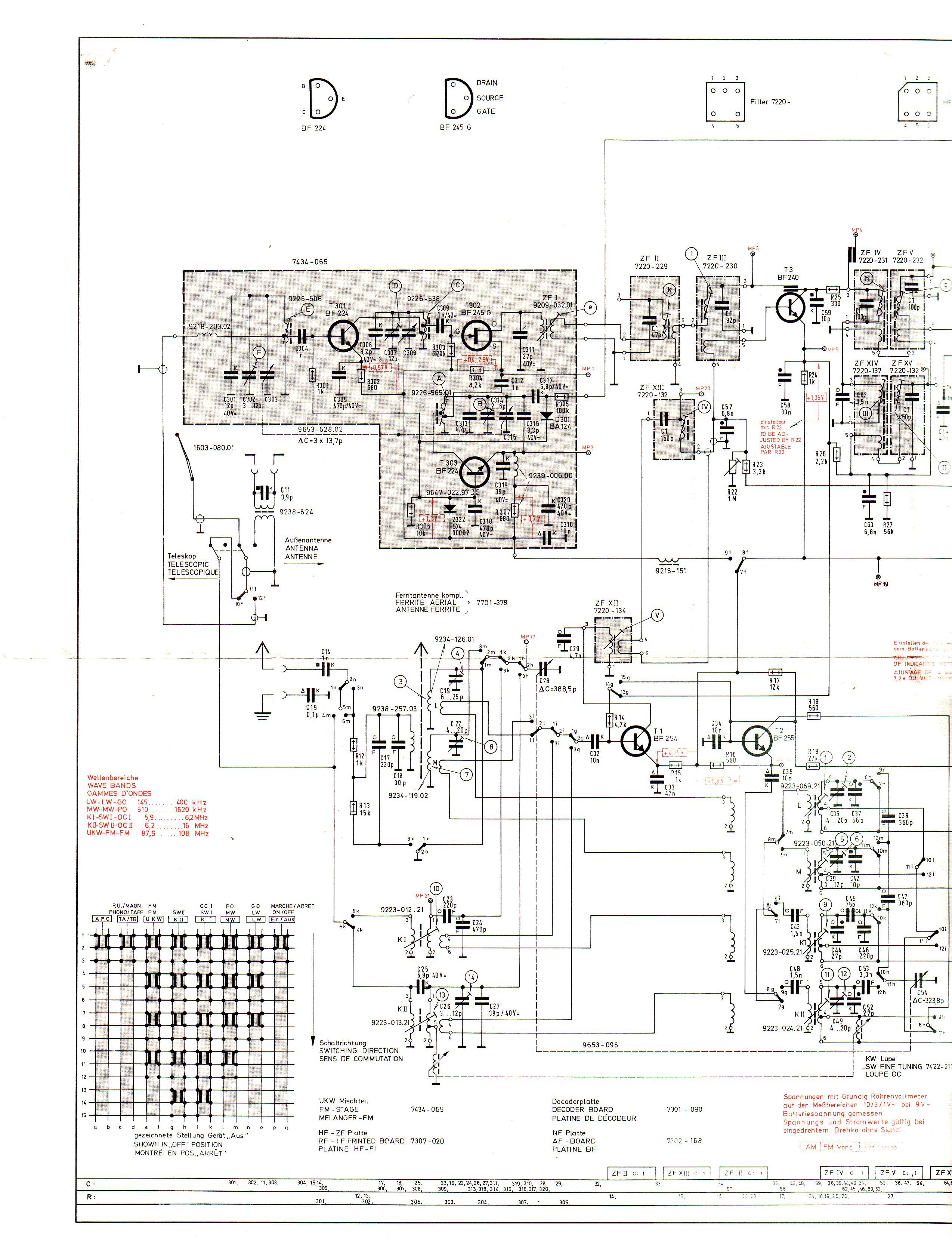 grundig Stereo Concert Boy 210 Schematic Diagram for Grundig Portable radio Stereo-Concert-Boy 210
Transistor 4000a Stereo