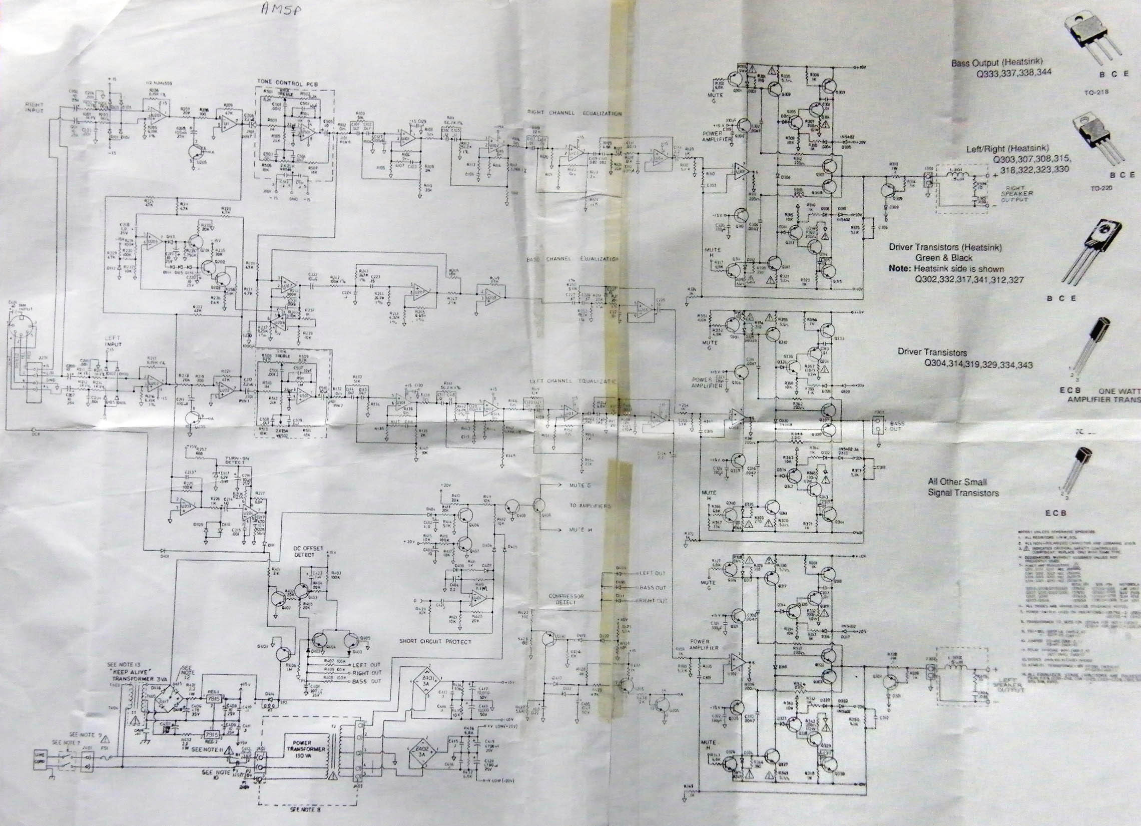 Bose Acoustimass 2683 Bose Acoustimass 2683 powered speaker Schematic diagram