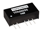 Top Power dc-dc converters/TPA0503S/1W Summary Description:
"1W Isolated Dual Output DC/DC Converters
The TPA series of industrial temperature range DC/DC converters are the standard building blocks for on-board distributed power systems. They are suited for providing dual rail supplies,both SIP and DIP are available.
"
Basic Terms:
1 Type TPA 5V, 12V & 15V Series
2 Efficiency To 80%
3 Power density up to 0.85W/cm3
4 Footprint Industry standard footprint 4.73cm2
5 Related certificate RoHS compliant
6 Package materials UL94V-0 Package materials
7 Iutput voltage 5V, 12V, & 15V
8 Output voltage 5V,9V.12V.15V Output(Single isolated output)
9 Pin connection 1(-Vin),2(NC),8(OV),9(+Vout),11(+Vout),14(+Vin)
1(+Vin),2(-Vin),4(Vout),5(OV),6(+Vout)
10 MOQ 1 pc (no ltimited for considered the long coorperation relations)
11 Terms of payment Western Union,T/T
12 Terms of delivery DHL / UPS / EMS / TNT
13 Delivery time 7-12 working days