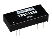 Top Power Single Output DC/DC Converters/TP2S1205 / 3W "3W Isolated Single Output DC/DC Converters
The TP2S is a series of low profile DC/DC converters offering dual outputs with a 2:1 input voltage range. All parts deliver 3W output power within operating temperature range -40 degree centigrade to 85 degree centigrade. The plastic case is rated to UL94V-0 and encapsulant to L94V-1.
"
Basic Terms:
1 Type TP2S Series
2 Efficiency To 83%
3 Input range 2:1 Wide range voltage input
4 Footprint Industry standard footprint 4.73cm2
5 Related certificate RoHS compliant
6 Package materials UL94V-0 Package materials
7 Iutput voltage 5V, 12V, 24V & 48V Input
8 Output voltage 3.3V, 5V, 12V & 15V Output(Single isolated output)
9 Pin connection 2(-Vin),3(-Vin),9(NA),11(NC),14(+Vout),22(+Vin),23(+Vin)
10 MOQ 1 pc (no ltimited for considered the long coorperation relations)
11 Terms of payment Western Union,T/T
12 Terms of delivery DHL / UPS / EMS / TNT
13 Delivery time 7-12 working days