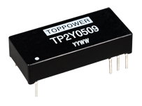 Top Power switching power supply/TP2Y0509/3W Summary Description:
"3W Isolated Wide Input DC/DC Converters
The TP2Y series is a series of low profile DC/DC converters offering a single regulated output with a 2:1 input voltage range. All parts deliver 3W output power up to 85 degree centigrade,except the TP2Y05xx with 5V input voltage range which should be derated to 2W at the lower input voltage.
"
Basic Terms:
1 Type TP2Y Series
2 Efficiency To 82%
3 Input range 2:1 Wide range voltage input
4 Footprint RoHS compliant Industry standard footprint
5 Related certificate RoHS compliant
6 Package materials UL94V-0 Package materials
7 Iutput voltage 5V, 12V, 24V, 48V
8 Output voltage 3.3V, 5V, 9V, 12V, 15V (Single isolated output)
9 Pin connection 1+Vin),10(-Vout),11(+Vout),12(-Vin),13(-Vin),14(+Vout),25(-Vout),24(+Vin)
10 MOQ 1 pc (no ltimited for considered the long coorperation relations)
11 Terms of payment Western Union,T/T
12 Terms of delivery DHL / UPS / EMS / TNT
13 Delivery time 7-12 working days