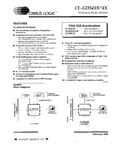 Cirrus Logic GD543x Bulletin  Cirrus Logic GD543x_Bulletin.pdf