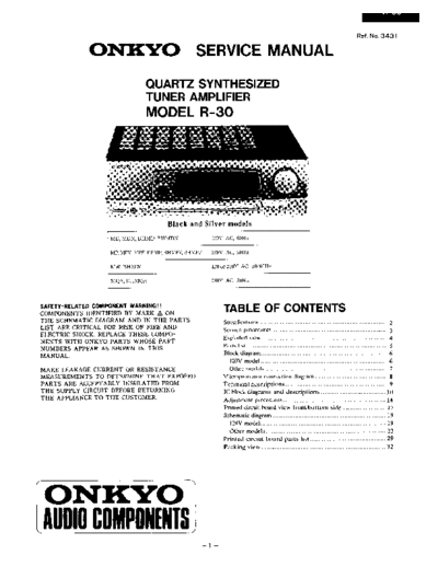 ONKYO hfe   r-30 service en  ONKYO Audio R-30 hfe_onkyo_r-30_service_en.pdf
