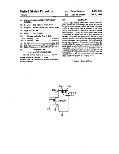 Nikon us4984001  Nikon patents us4984001.pdf