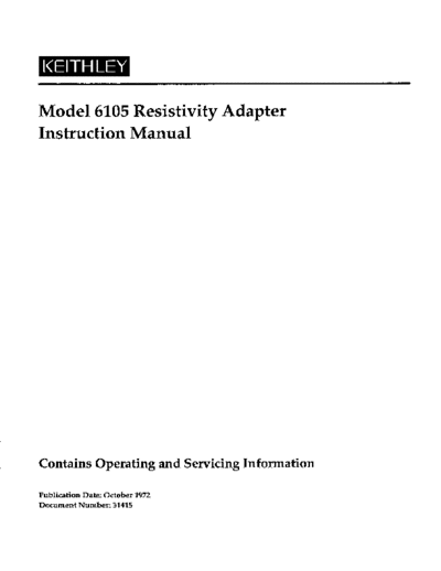 Keithley 31415(Model6105)  Keithley 6105 31415(Model6105).pdf