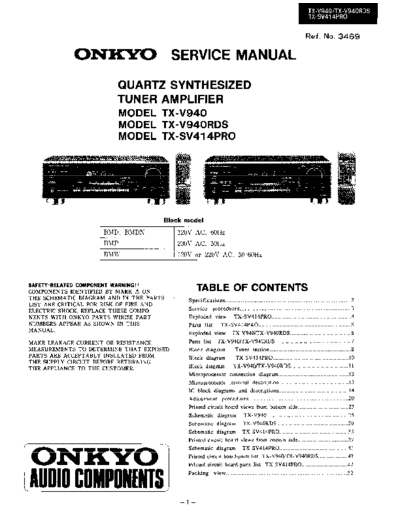 ONKYO Onkyo+TX-V940 SV414PRO  ONKYO Audio SV414PRO Onkyo+TX-V940_SV414PRO.pdf