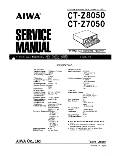 AIWA hfe aiwa ct-z7050 z8050 service en  AIWA Audio CT-Z7050 hfe_aiwa_ct-z7050_z8050_service_en.pdf