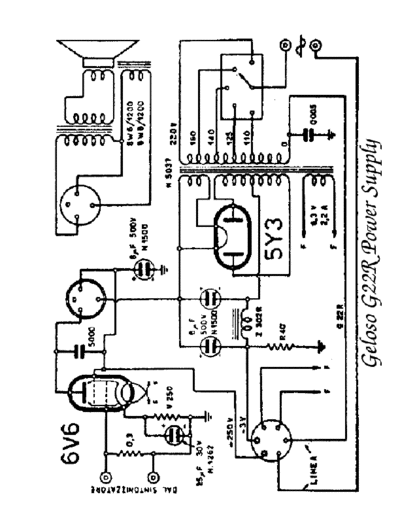 GELOSO Geloso G22R Power Supply and amplifier  GELOSO Geloso G22R Power Supply and amplifier.pdf