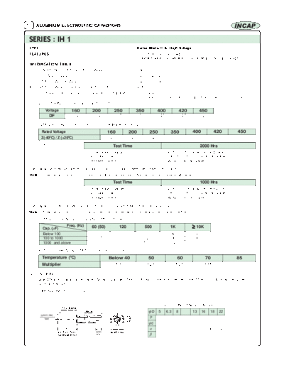 Incap [radial thru-hole] IH1 Series  . Electronic Components Datasheets Passive components capacitors Incap Incap [radial thru-hole] IH1 Series.pdf